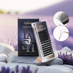 Unimore YY 3DW 4DW 5DW 6DW C Curl Ultra Speed Promade Eyelashes Fans Lashes Extension Soft Korean Black