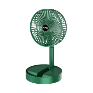 Unique Design Air Cooling Fan Table Air Circulator Fan Strong Airflow Adjustable Tilt Portable USB Folding Battery Fan