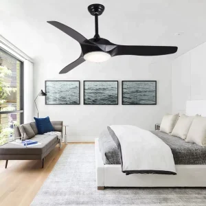 Unique Design Tuv Cb Modern Decorative Led Ceiling Fan With Light Remote Control