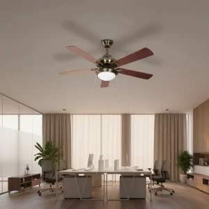 Unique Metal Ceiling Fans with Lights Remote & App-Controlled Household Use 10-Year Warranty