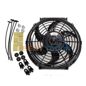 Universal 12V 24V 80w 120w 07” 09” 10” 12” 14” 16′ Inch Automobile Car Cooling Radiator Fan
