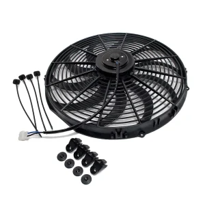 Universal 16 Inch Radiator Electric Cooling Fan 12V