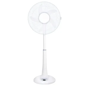 Upgraded 16 Inch Solar Powered Standing Fan Lithium Battery Quiet Brushless Motor Air Circulator for Home Patio Camping