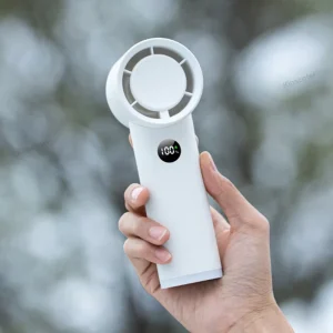 Upgraded High End Design High Speed Mini Fan Handheld Air Cooling Fan Rechargeable Portable Turbo Fan for Travel