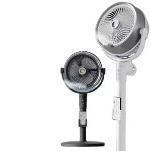 Upgraded Rechargeable Water Mist Fan USB Battery Remote Height Adjustable Pedestal Fan for Household Hotel Use Plastic Color Box