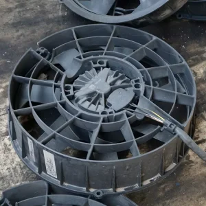 Used Cooling Fan VA89 BBL343P R A N 94A 24V for Bus Radiator Heavy Duty Engine System Replacement Plastic OEM Size