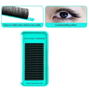 VAVALASH Manufacturer Eyelashes Extension Individual Lashes Hand Made Single mixed Natural Long OEM ODM Supply Black