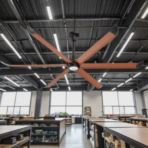 VFans 1.5m 3m Big Ass Ceiling Fan for Greenhouse Ventilation DC Fan Powerful Industrial Ventilateurs De Plafond for Stadium