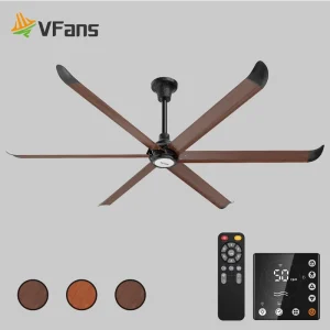 VFans 220V Efficient Silent Big Ceiling Fan for Cafe Single Phase Industrial Exhaust Fan for Office Quiet Fan for Living Room