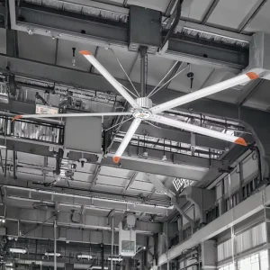 VFans 5 Blade Big Large Modern Electric Industrial Fan Hvls Pmsm Motor Industrial Commercial Ceiling Fan