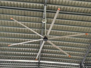 VFans 5.5 7.3m Big Diameter VFD Control Ventilation Fan PMSM External Motor Industrial Hvls Ceiling Fan for Factory Warehouse