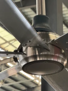VFans China Manufacture Directly 100W 280W Industrial Ceiling Fan High Air Volume PMSM DC Motor Large Ceiling Fan for Office