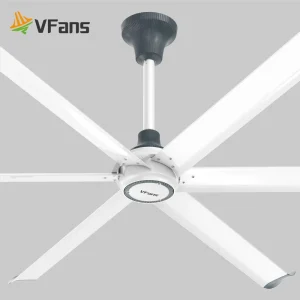VFans High Airflow Low Noise Industrial HVLS Ceiling Fan Strong Reliable Quiet Reversible Summer Winter Ceiling Fan for Factory