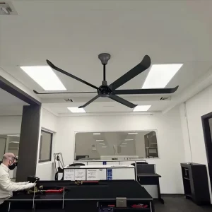 VFans Large Wind Volume 60 80 100 120 Inches Commercial & Industrial Ceiling HVLS Fan for Restaurant Warehouse PMSM DC Fan