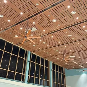 VFans OEM Elegant Big Ceiling Fan 1.5m 2m 2.5m 3m Low Power Consumption HVLS Fan CE Certified Noiseless Air Cooler