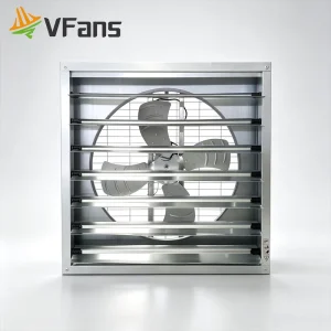 VFans Stainless Steel 304 Industrial High Air Volume Extractor Fan Rainproof Dustproof Outdoor Axial Exhaust Fan for Workshop