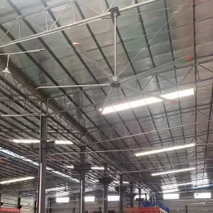 VFans Water and Dust Resistant Big Ceiling Fan CE Certified Strong Volume Industrial Ceiling Fan with Touch Controller for Gym