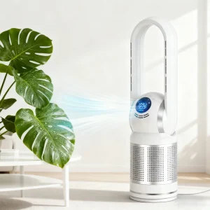 Vantilator Natural Air Low Noise Quiet Bladeless Tower Fan Smart Electric Cool and Hot Fan With Air Purifier