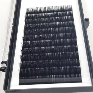 Vegan 3D False Eyelash Extensions Easy Fan Synthetic Fanning DD Natural Russian Volume Lashes