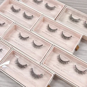 Vegan Handmade 13-20mm Mix Curl Full Strip Eyelashes Natural Look Pestaas Postizas Lashes Wispy False Eyelashes Vendor