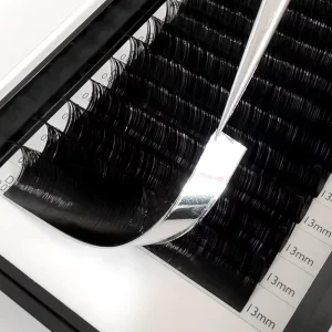 Velvet Lash Trays Matte 3D PBT Fiber Cashmere Lashes Private Label 0.03 0.05 Volume Silk Individual Extensions