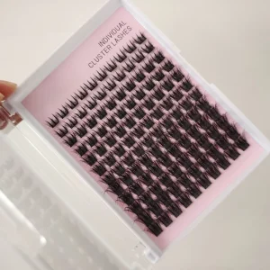 Vendor Fan Eyelash DIY Lash Fluffy Cluster Private Label Volume 3D Faux Mink Cluster Lashes Bottom Lash Spike Clusters