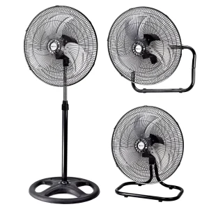 Ventilador Standing Fan 18 Inch Industrial 3 in 1 Fan Metal Blade Standing Oscillating Pedestal Stand Fan Manufacturer