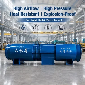 Ventilation Exhaust Low Noise High Efficiency Easy Installation Stable Operation Energy Saving Industrial Tube Axial Fan