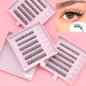 Verified Suppliers DIY Cluster Lashes Eyelash Extension Wispy Fan Eyelashes Volume Curl False Eyelashes Cluster