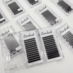 W Shape 4D Clover Eyelash Extensions Handmade Korean PBT Fiber Natural Long Soft Lashes