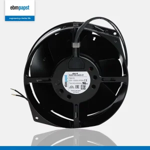 W2S130 AA03 01 AC Axial Compact Exhaust Fan 230V 45 39W 2800 3250RPM 340m h Cooling Blower Stainless Steel Blades Ball Black