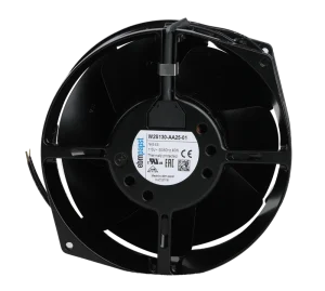 W2S130-AA25-01 Electric AC Axial Fan with Ball Bearing 115V 3250RPM Stainless Steel Blades 130mm Exhaust Cooling