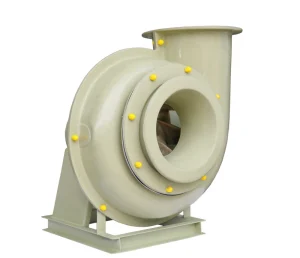 WANTONG Anti Corrosion FRP Fan 380V AC Centrifugal Exhaust Light Fan for Construction Lab Chemical Use Duct Ventilation Mounting