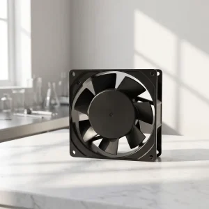 WELLSUNFAN 92x92x38mm AC Brushless Axial Fan Ball Bearing 2100RPM 32.1CFM 110V Aluminum Flow Exhaust for Computer Case