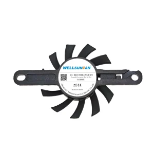 WELLSUNFAN FD06010 12V DC Axial Cooling Fan 60x60x10mm High Air Flow 20 CFM 16dBA Ball Bearing for Computer Case