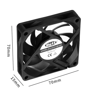 WHEE WSA7015 Electric Low Noise DC Brushless Axial Exhaust Fan 24V 12V OEM Cooling Fan