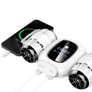 Waist-mounted Fan Portable Powerful Airflow F688 Large Capacity Compact Design Construction Sites Rechargeable