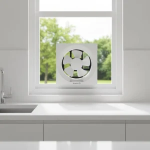 Wall Mount Fan 6″ 8″ 10″ 12″ Kitchen Plastic Ball AC Toilet ABS Axial Flow Fans Exhaust Fan Ventilation Free Spare Parts