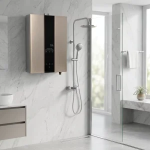 Wall Mounted 18L Forced Exhaust Gas Geyser with Balanced Performance for Indoor Installation