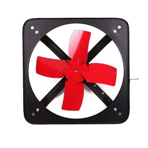 Wall Mounted 4 Blade Heavy Duty Industrial Exhaust Fan Square Large Exhaust Fan With Metal Blades AC Electric for Farms
