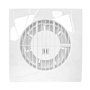 Wall Mounted Axial Flow Bathroom Exhaust Fan with Low Noise Plastic Blades for Household Use OEM Supported