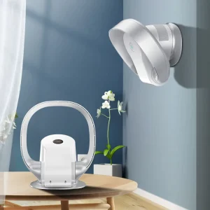 OEM ODM Bladeless Fan Portable Wall Mounted Electric Fan Abs Material Brushless Dc Motor Energy Saving Table Fan Bladeless