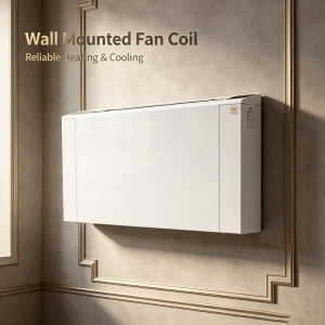 Wall Mounted Chilled Water Fan Coil Unit Low Noise 3000 8000BTU for Hotel School Home Heating and Cooling