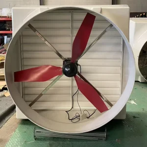 Wall Mounted Fiberglass Exhaust Fan Xizi Permanent Magnet Direct Drive Motor Acid Alkali Resistant Cooling Fan Farm Greenhouse