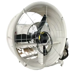 Wall Mounted Self Activated Centrifugal Fan Factory Direct Low Cost High Airflow Chicken Exhaust Extractor 500x500mm