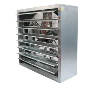 Wall mounted Negative Pressure Fan for Warehouse and Factory Exhaust with Louver Large Airflow Industrial Ventilation Fan