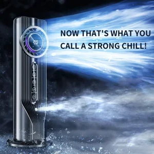 Water Mist Air Cooler Fan Standing Tower Fan with 100ml 6 Speed Water Cooling USB Desktop Fan with LED Light