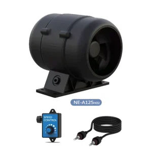 Waterproof Exhaust Air Fans With Controller Duct Fans Mass Dust Shroom 5 Inch CE Standard Mixed Flow Fan for Spraybooth