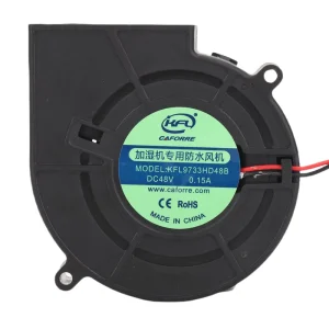 Waterproof IP68 97x94x33mm Blower DC Brushless Fan 12V 24V Electric 100% Copper Motor OEM ODM CE Certified