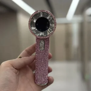 Wearable Diamond Fan for Car and RV Use with Gear Adjustment